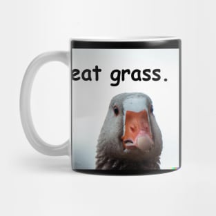 eat grass. Mug